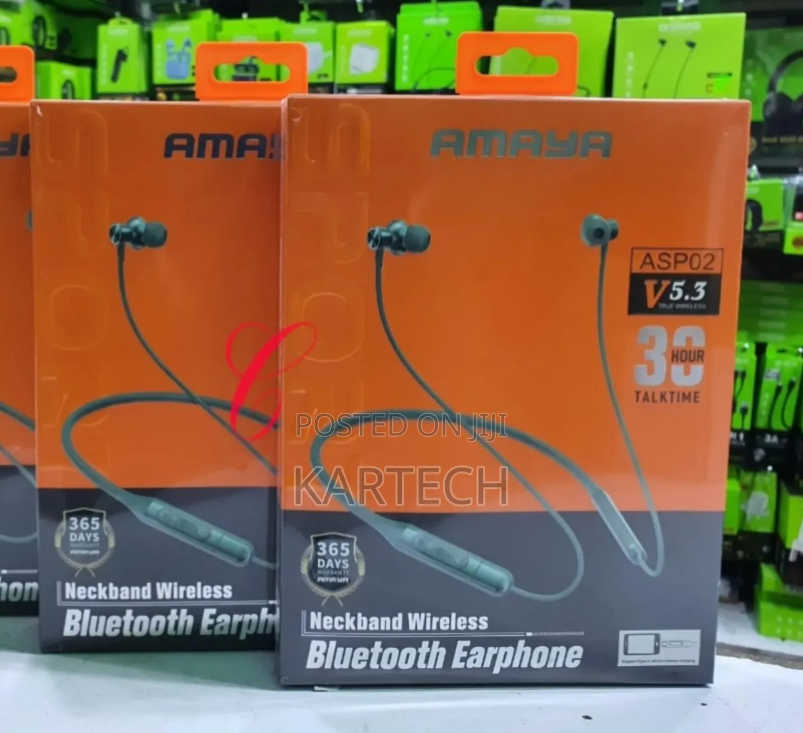Amaya ASP02 30hr Playtime Neckband Wireless Earphone