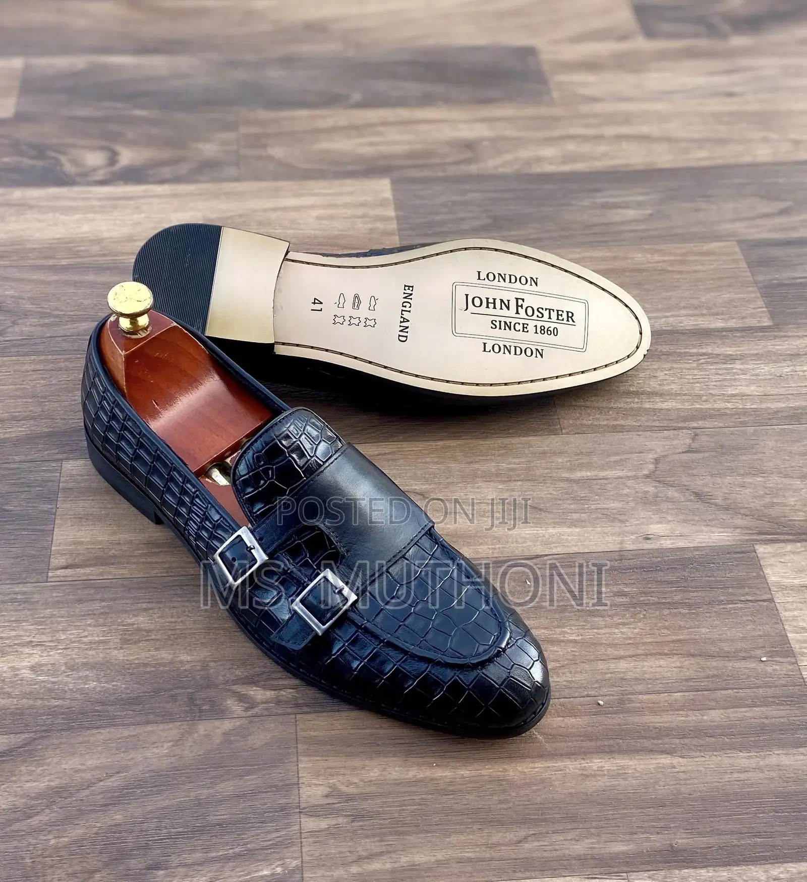 London John Foster Leather Formal Size 40-45
