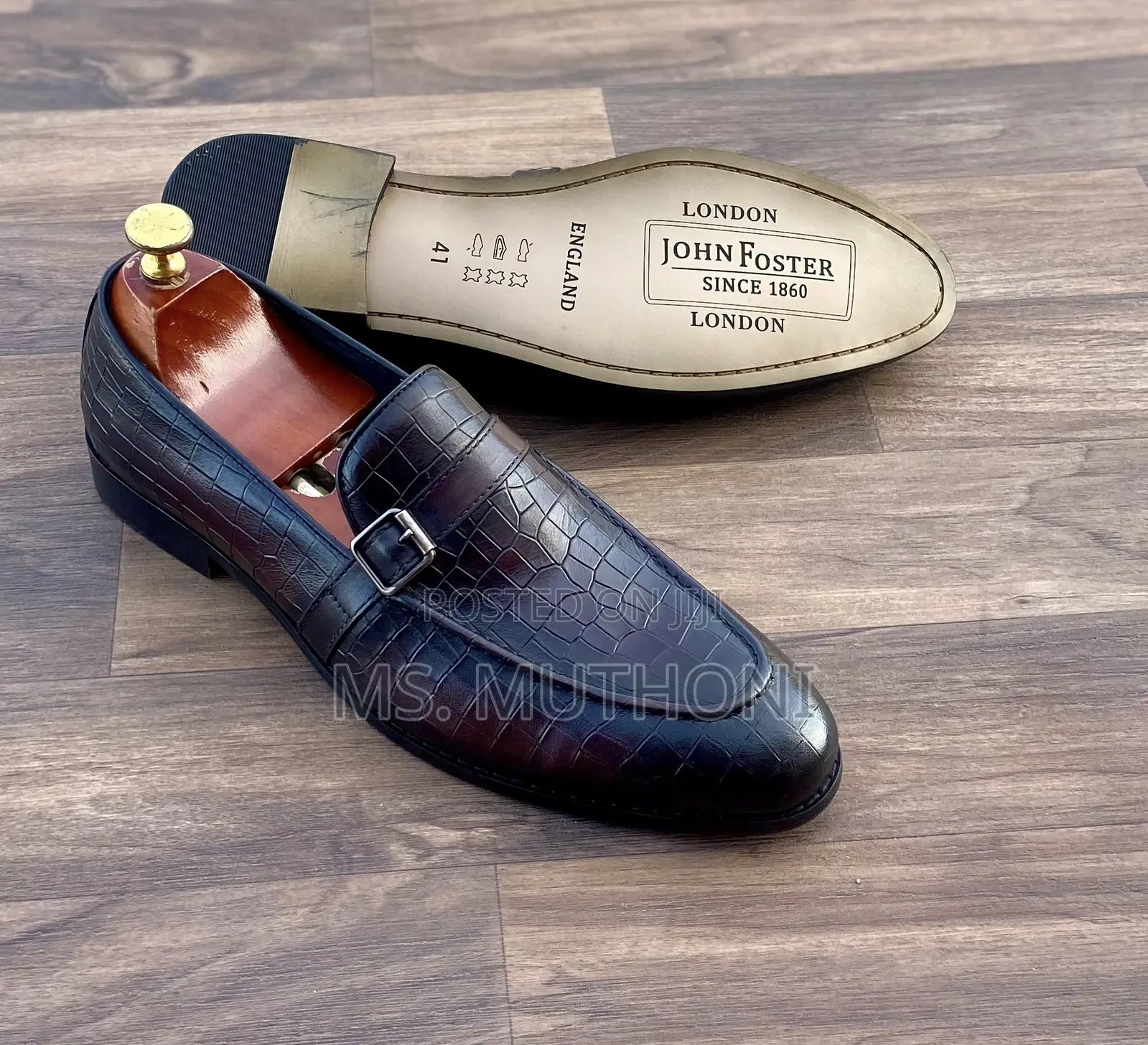 Black / Tan London J. Foster Leather Officials