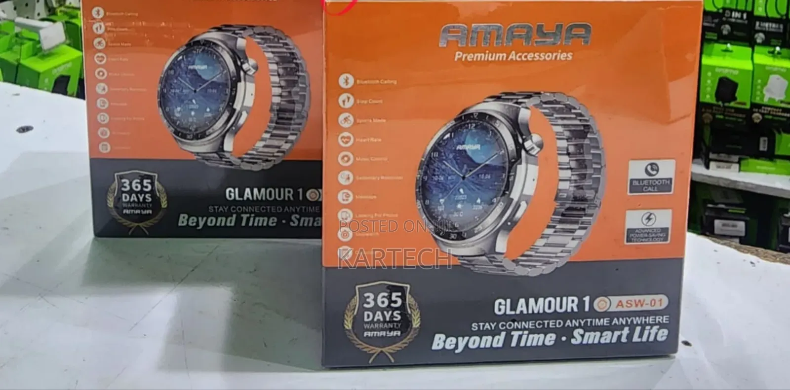 Amaya ASW-01 Smartwatch – Sleek Business Style