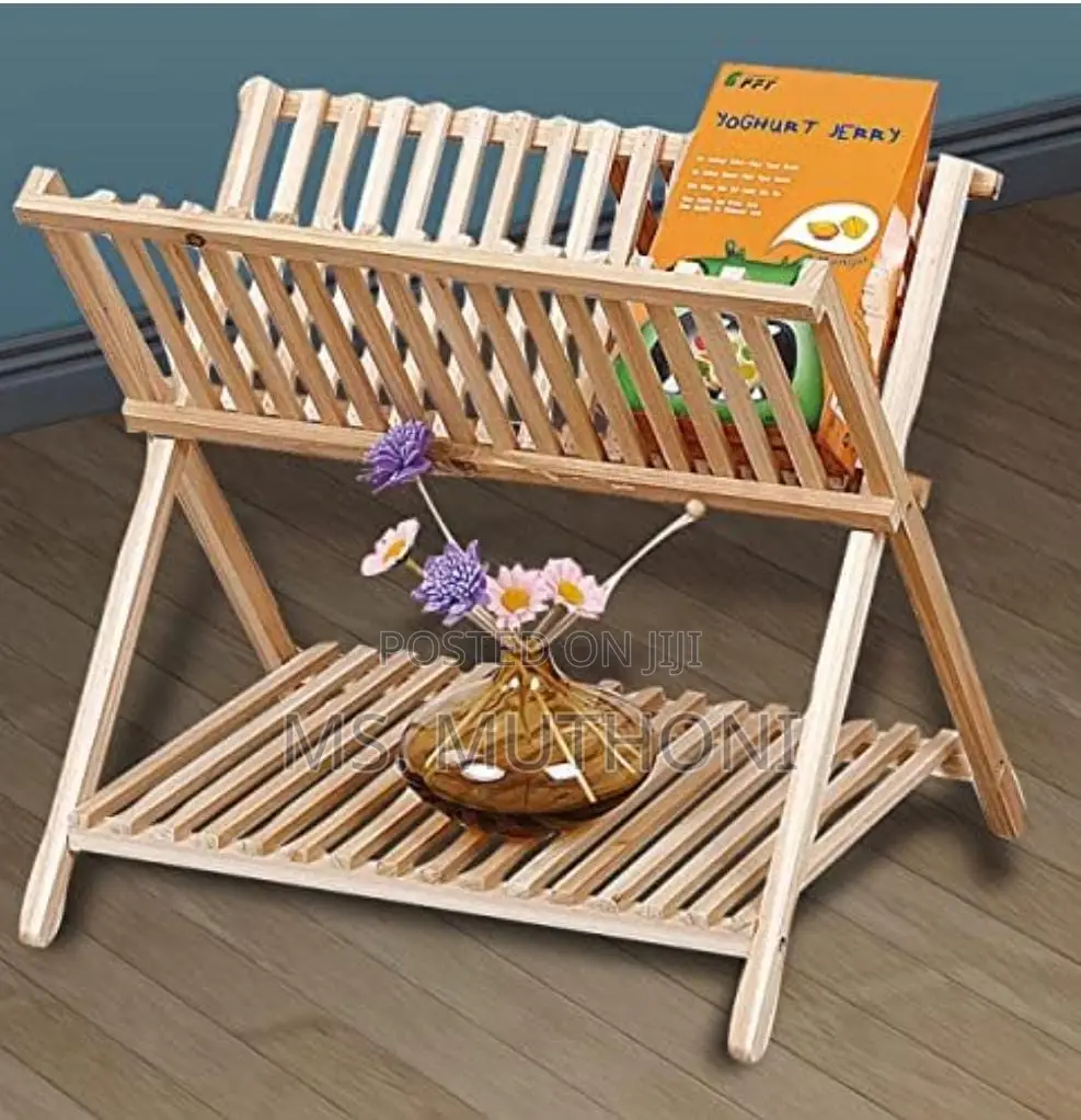 Simple Bamboo Magazine Rack 42*32*38cm