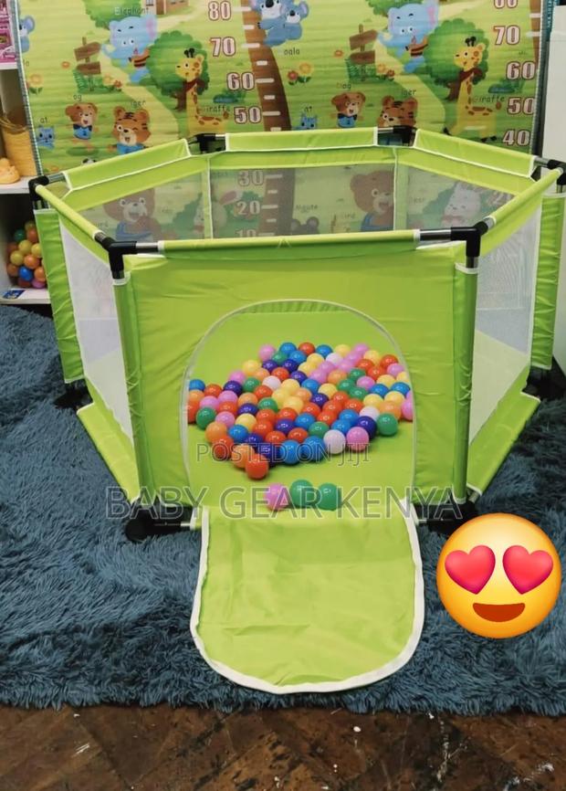 Green Baby Fence*Playpen - thumbnail 2