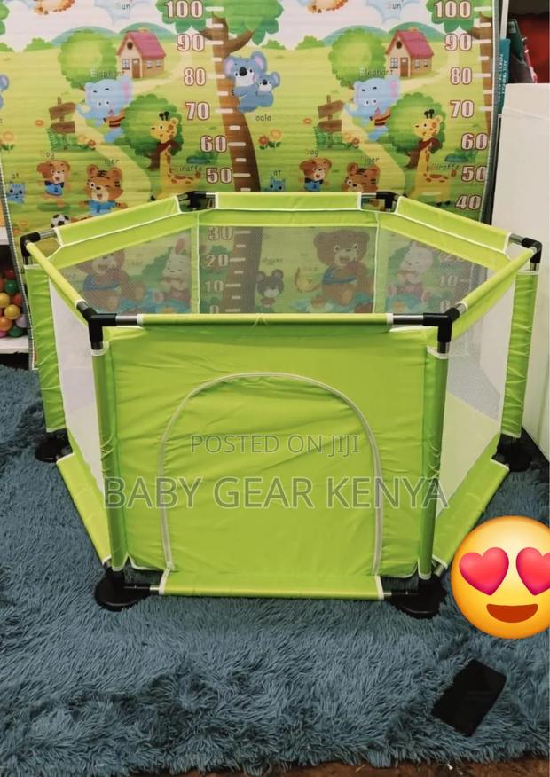 Green Baby Fence*Playpen - thumbnail 3