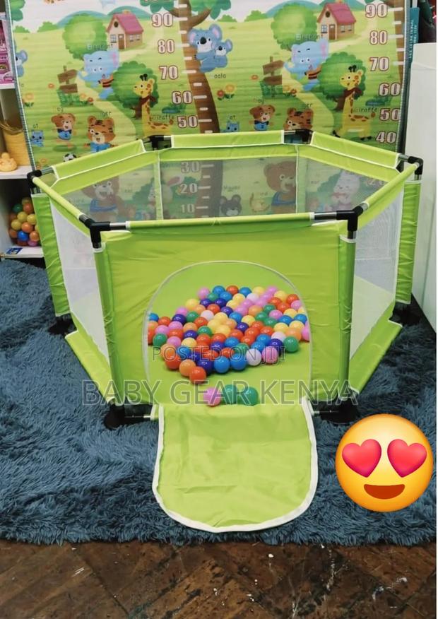 Green Baby Fence*Playpen - thumbnail 4