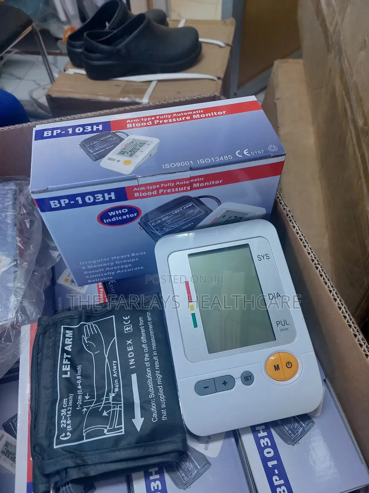 Blood Pressure Monitor With Who Indicator