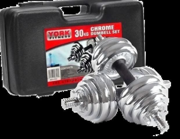 30kgs York Adjustable Heavy Weight Dumbells