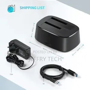 UGREEN USB 3.0 Dual Bay SATA Hard Drive Docking Station -