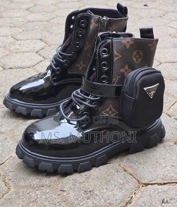 Prada Monolith Mini Bag Lug Sole Combat Boot 25-36 - main view