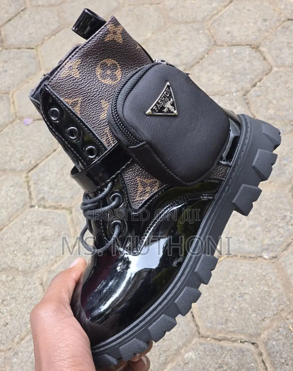 Prada Monolith Mini Bag Lug Sole Combat Boot 25-36