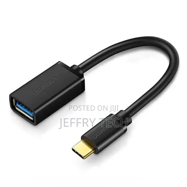 Ugreen Us154 Usb-C Male to USB 3.0 a Female OTG Cable Black