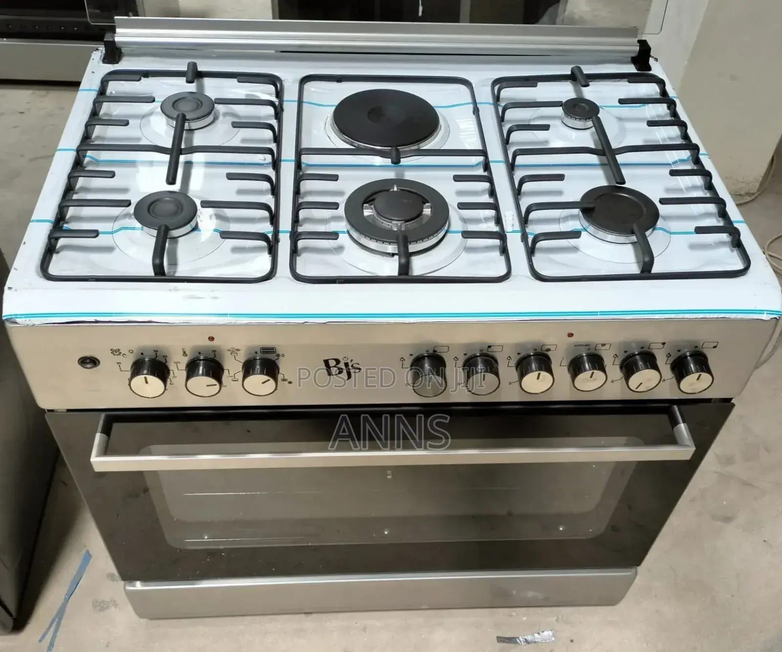 BJS Silver 60×90cm Standing Best 3gas +1 Electric Cooker