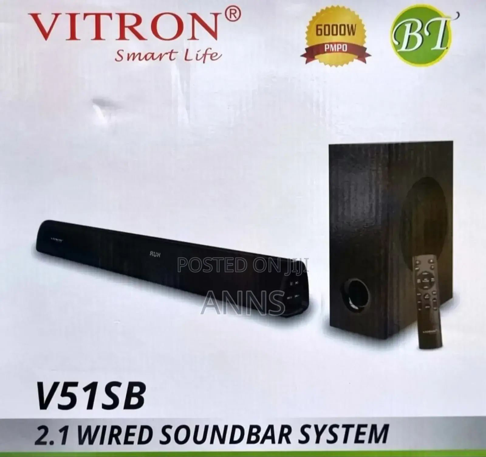 Vitron V61SB AMAZING 2.1 Wired Soundbar System