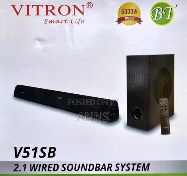 Vitron V61SB AMAZING 2.1 Wired Soundbar System
