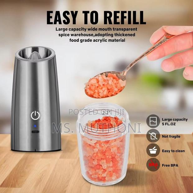 Rechargeable Electric Salt and Pepper Grinder* - thumbnail 4