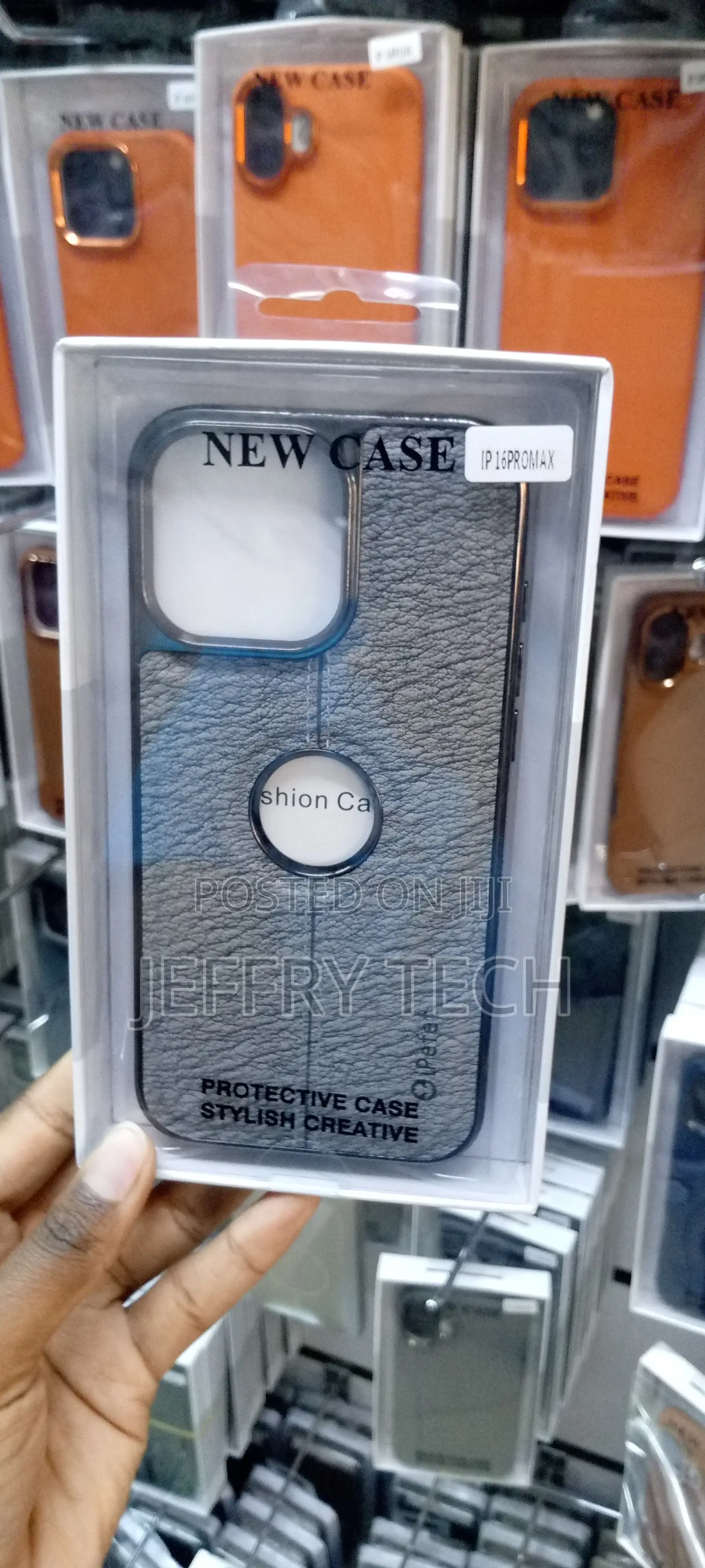 Shockproof Leather Case for iPhone 16 Pro Max