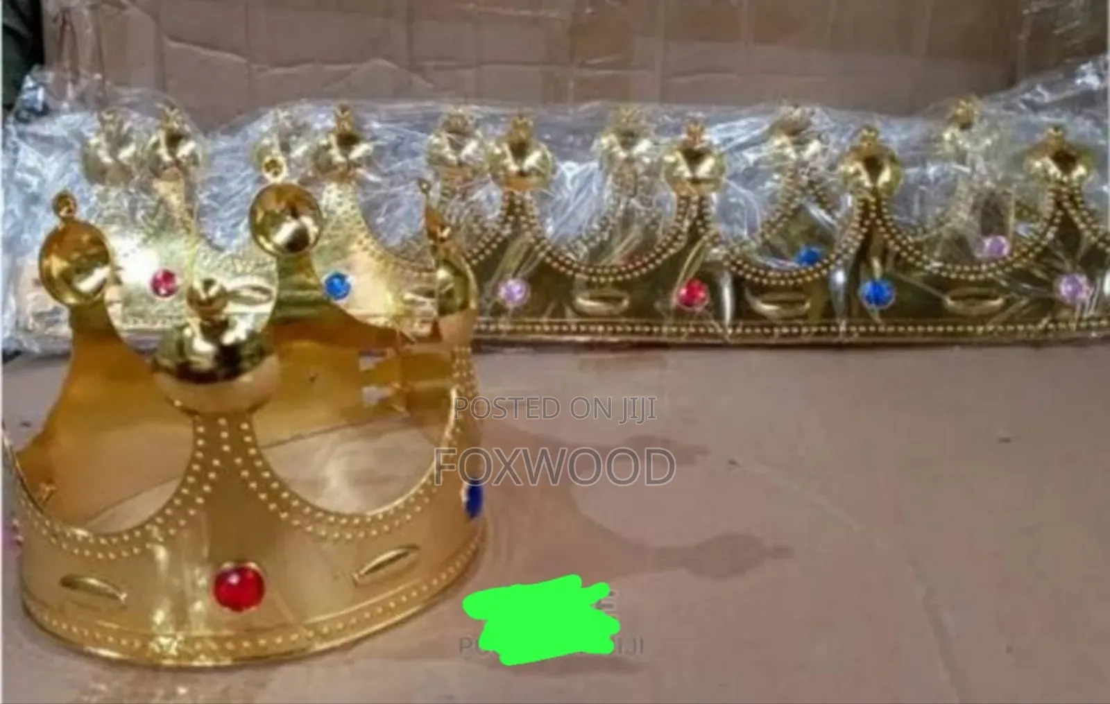 Kids Plastic King Crown