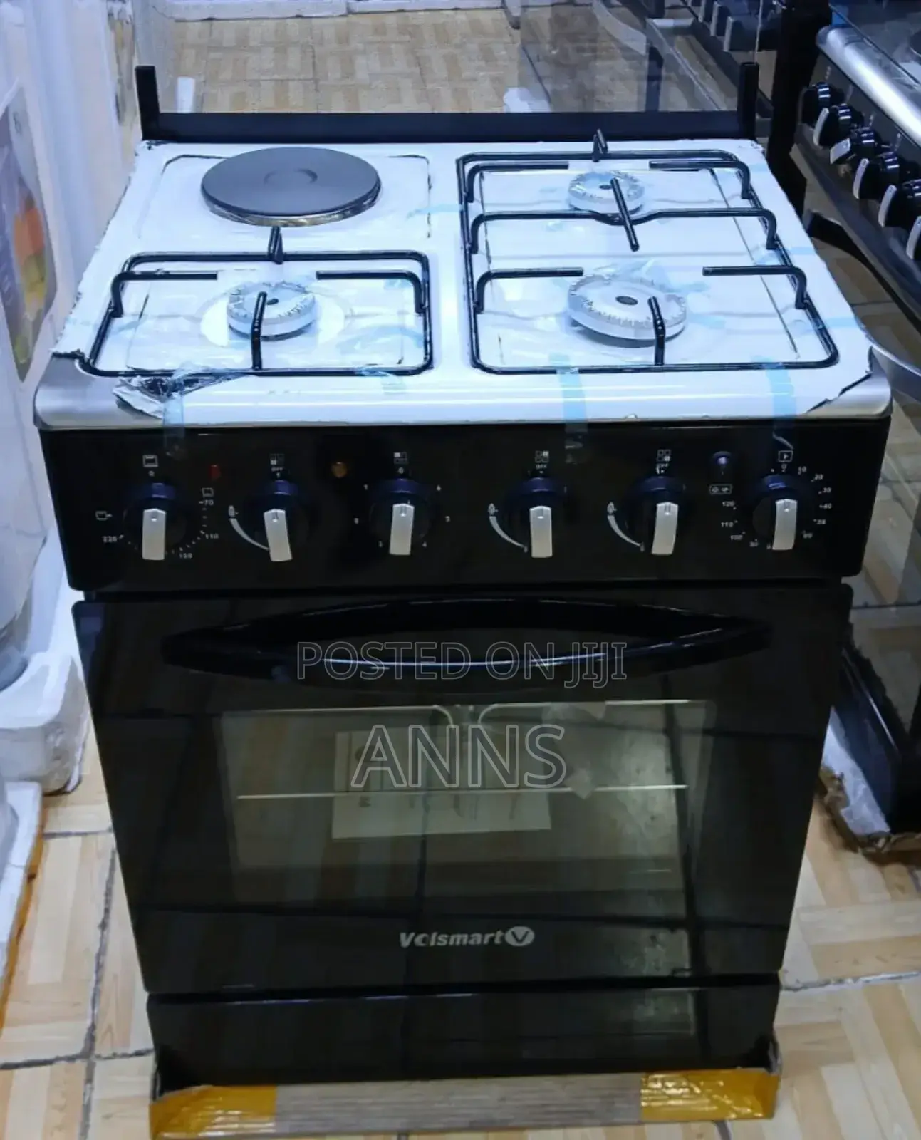Volsmart 60*60 3gas + 1electric Standing Cooker