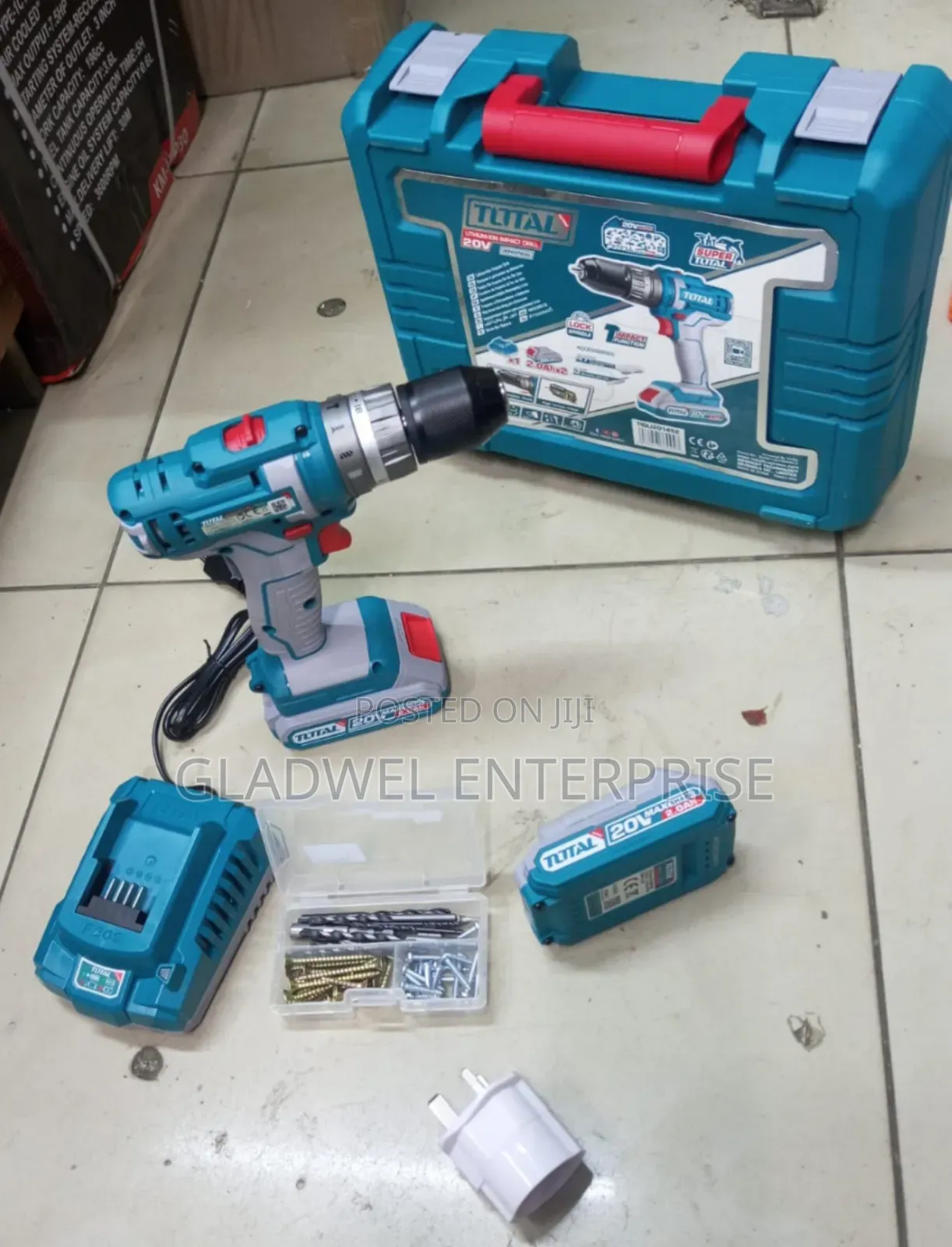 Total 20v Cordless Impact Drill