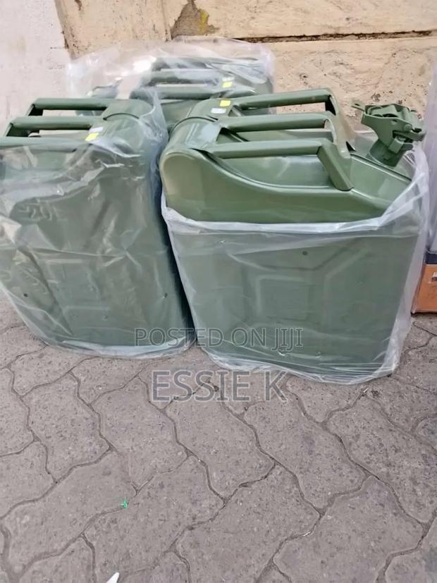 Fuel Jerrican Container Metallic - main view