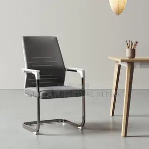 Office Chairs: Modern Fixed Arms Ergonomic Desk Chair