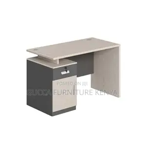 Office Tables:1.2 Meters Light-Toned Wood Executive Desk