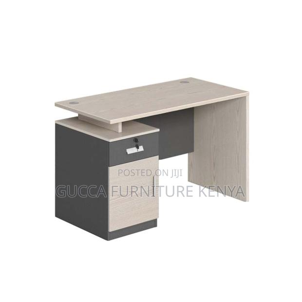 Office Tables:1.2 Meters Light-Toned Wood Executive Desk - thumbnail 5