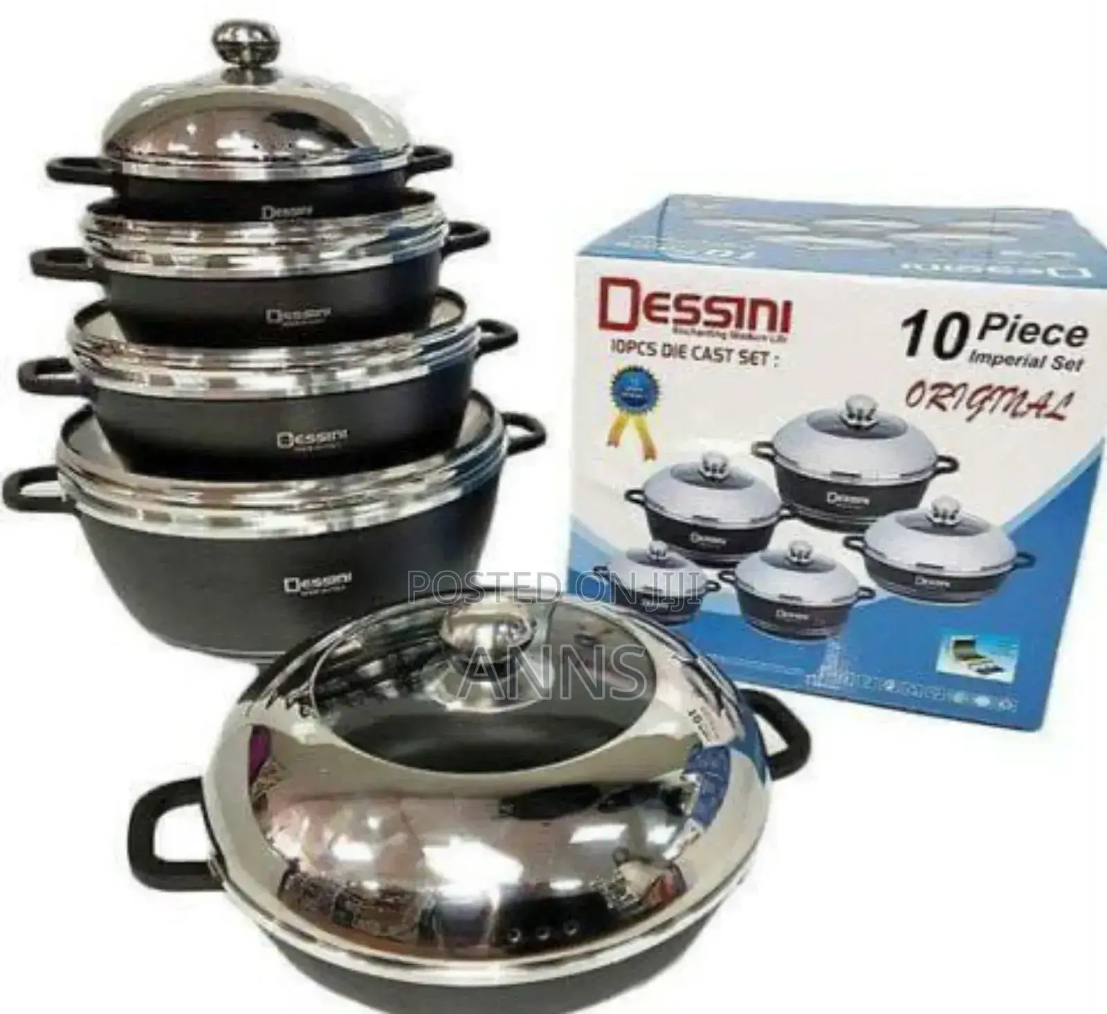Dessini Non Stick 10piecs Cookware