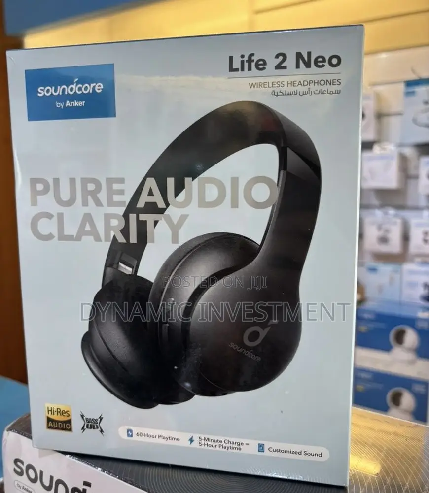 Anker Life 2 Neo Wireless Bluetooth Over-Ear Headphones