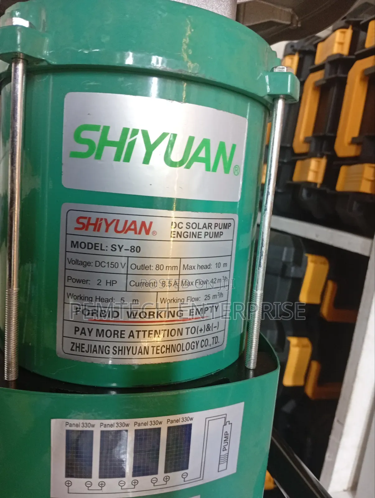 Shiyuan DC Solar Pump 3′′ Inch