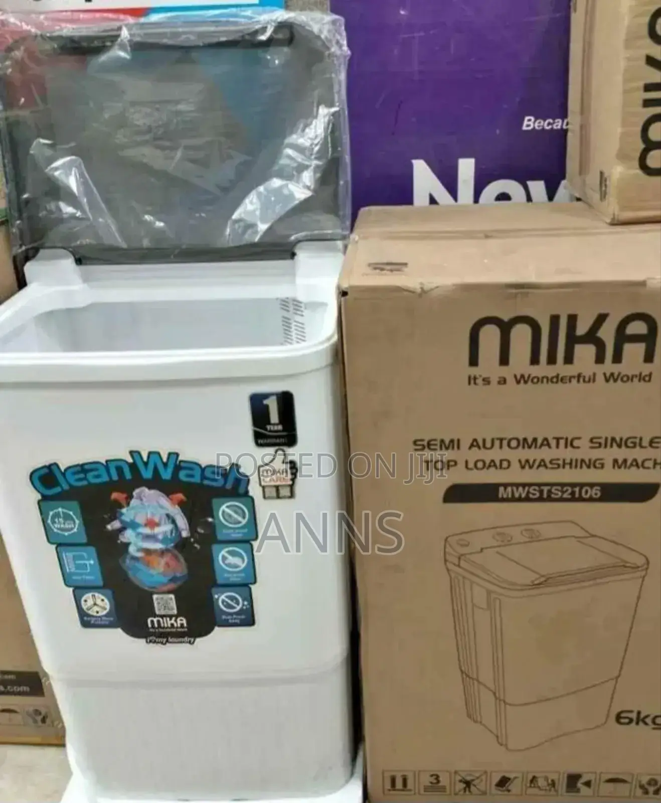 Mika Single Tub ~ 6kgs Washing Machine