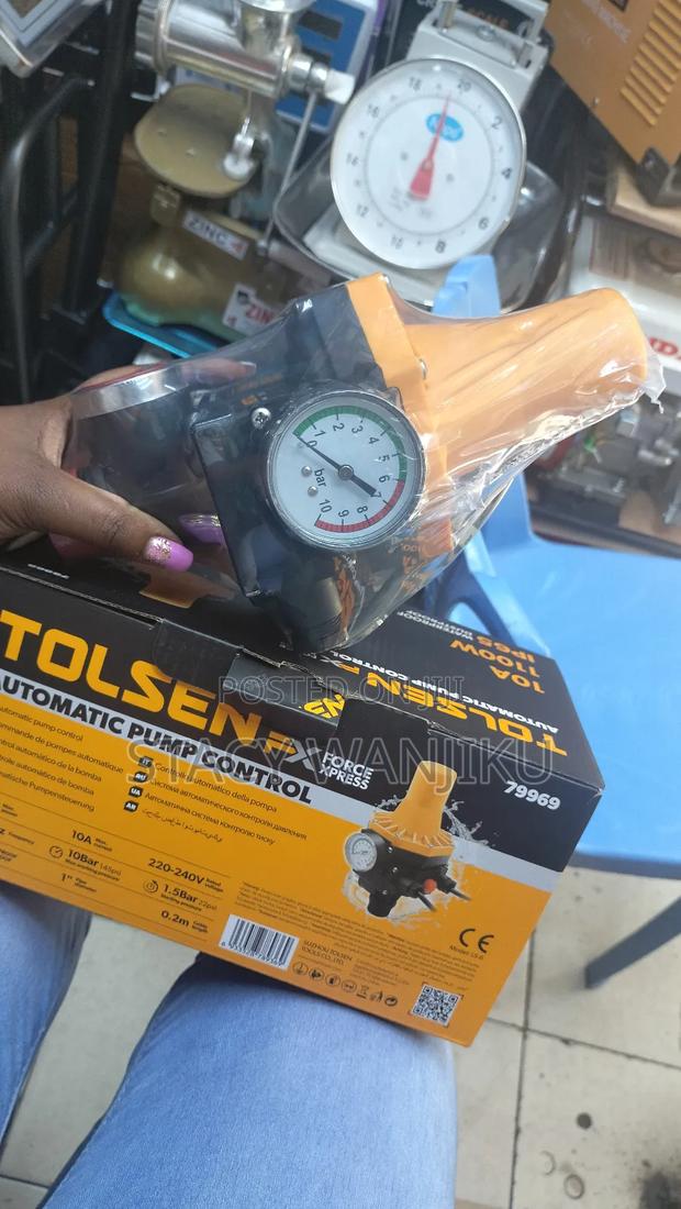 Water Proof Automatic Pump Control With Pressure Gauge/