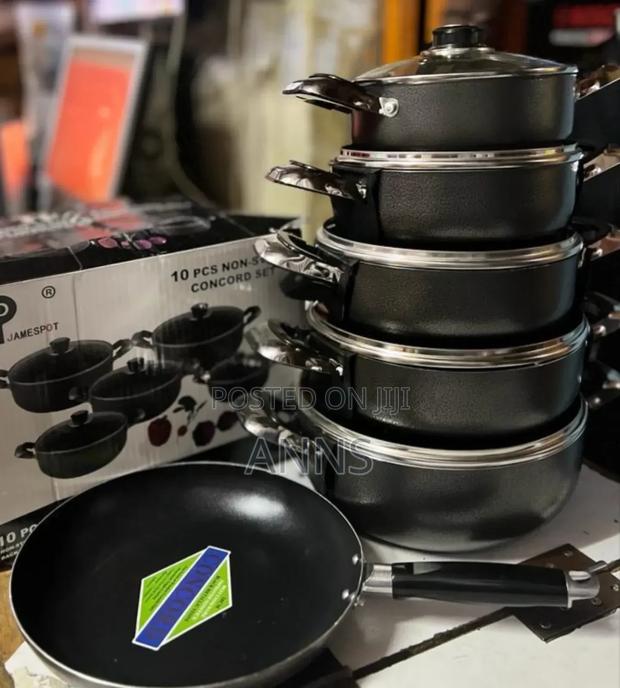 Jamesspot 10 Pieces Non Stick Cookware