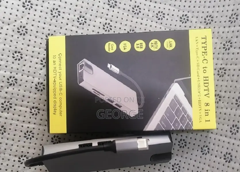 Type C 8 In1 to HDTV Adapter- Vailable