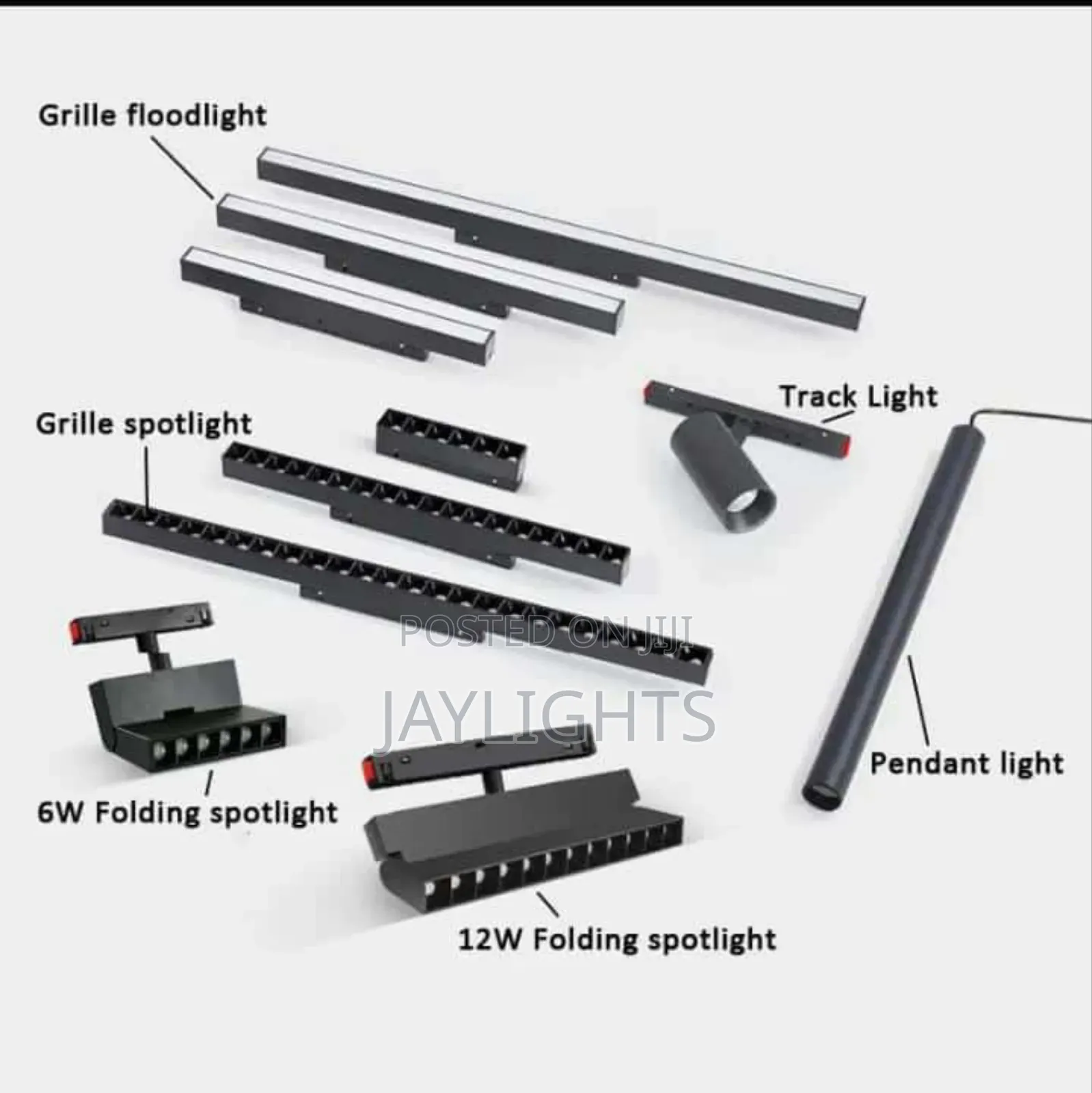 48V Thin Aluminum Rail System LED Magnetic Track Lighting