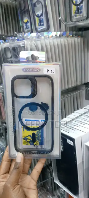 iPhone 15 Clear Case With Kickstand Built-in Camera /Lens