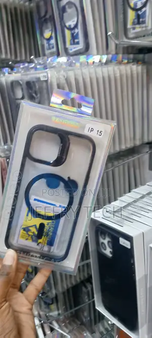 iPhone 15 Clear Case With Kickstand Built-in Camera /Lens