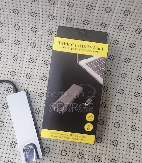 USB-C to HDTV 5 in 1 LAN