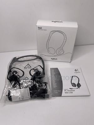 Logitech 960 Office USB Headset With Noise-Canceling Mic - thumbnail 2