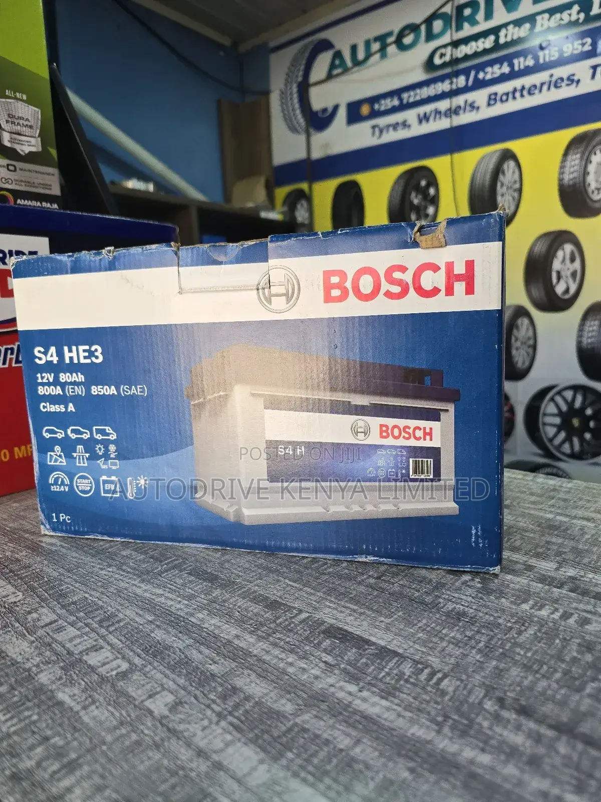 DIN80 EFB Start Stop Bosch Car Battery