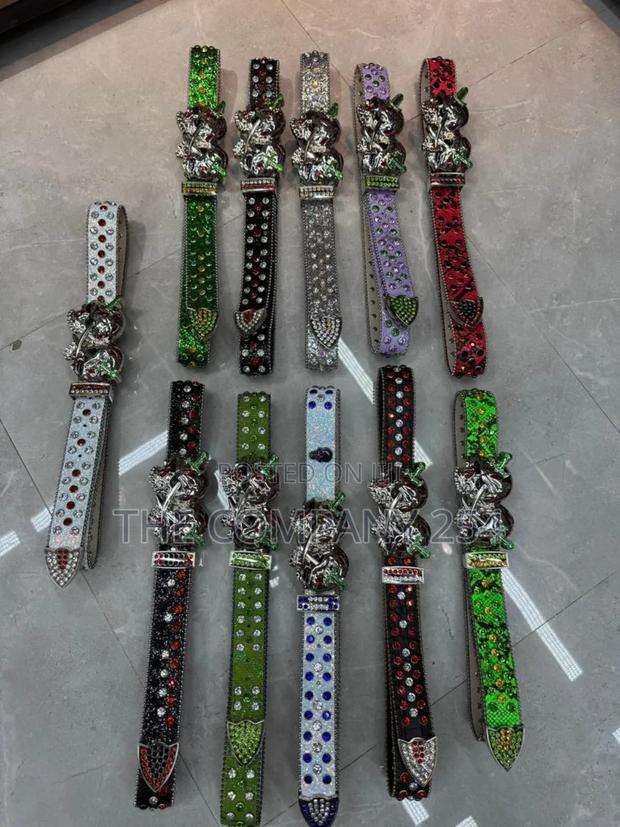 Orginal Iced Hip Hop BB Simeon Simon Celebs Belt