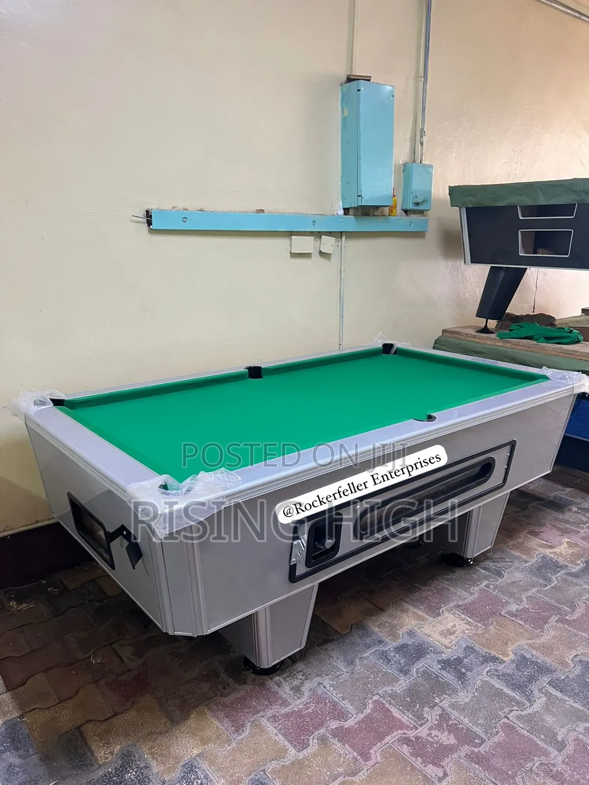 Soccer Marble Top Table