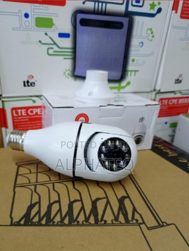 Wi-Fi Bulb Camera CCTV Camera 1080p Wireless PTZ Bulb V380