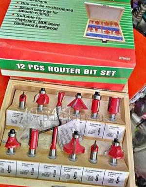 Router Bits Set 8 Mm, 12pcs - thumbnail 2