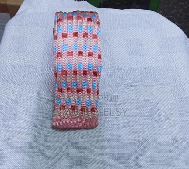 Pink Knitted Ties - main view