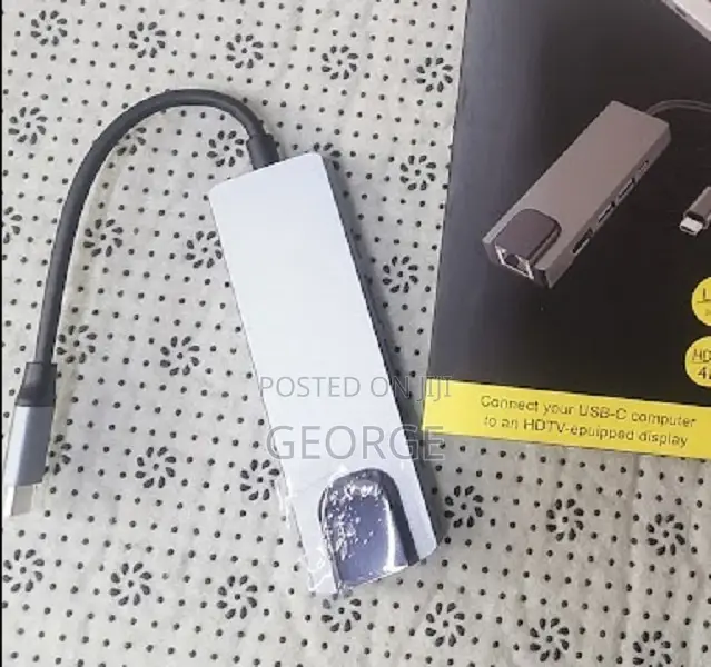 Type C 5in 1 Docking Station With Hdmi + Lan
