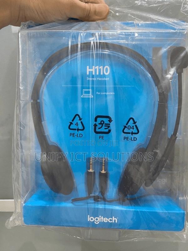 Logitech H110 Stereo Headset With ANC Microphone - main view