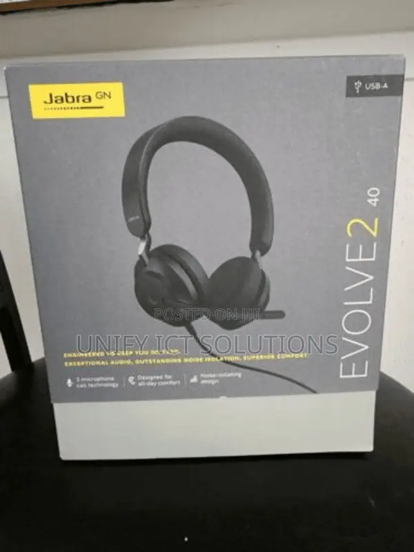 Jabra EVOLVE 40 MS Stereo Wired Headset - 6399-823-109