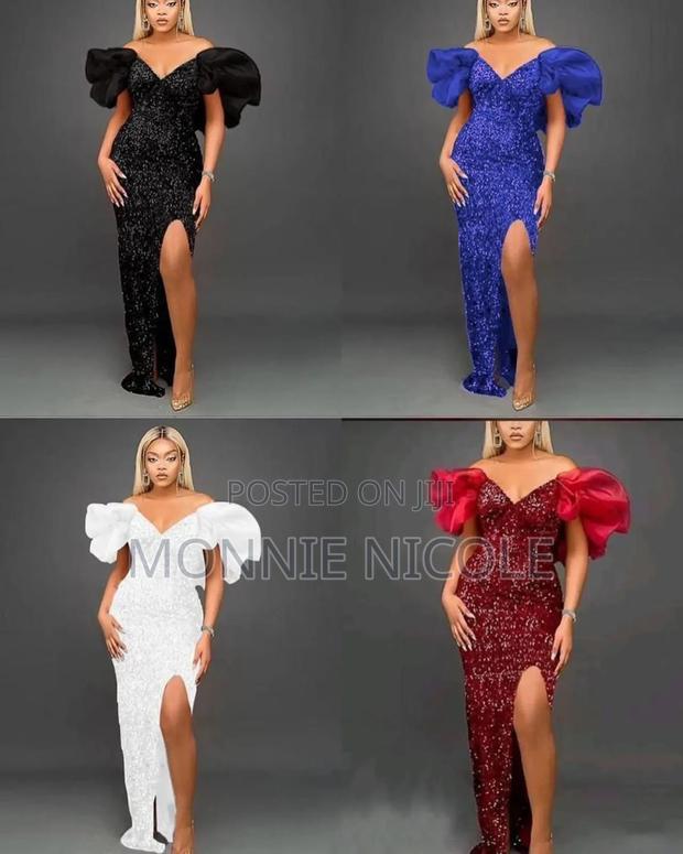 Quality Sequin Dinner Dress - main view