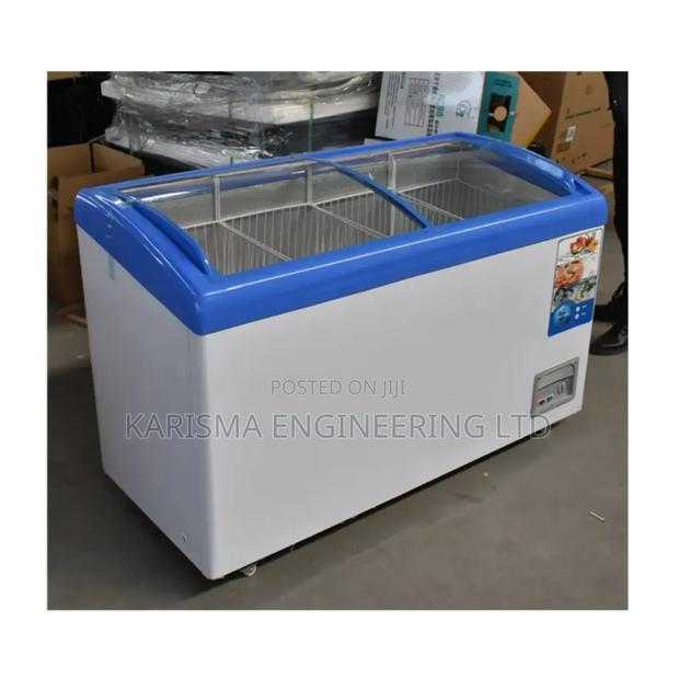 Curved Glass Horizontal Chiller - main view