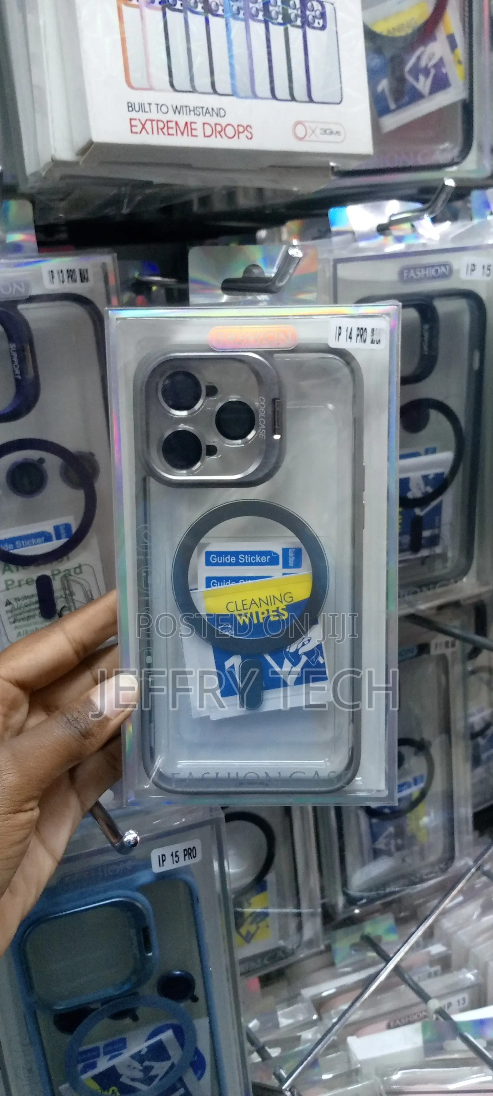iPhone 14 Pro Camera Lens Stand Transparency Magsafe Case